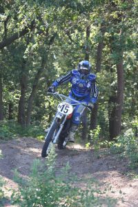 03 GD in action on the 1967 250cc Husqvarna June 2010