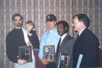 14 ABA Hall of Fame members fltr Gary Ellis jr Gary Littlejohn Anthony Sewell rip and Gerrit Does 1998