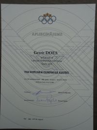 19 Merits in the Olympic movement award of Gerrit Does 2012