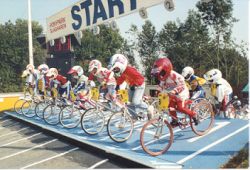 1990 slagharen had a unique starting gate that never failed 