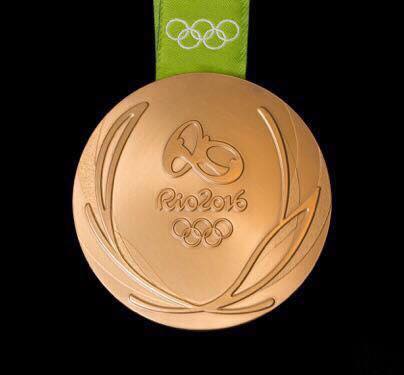2016 Rio Olympic medal front.