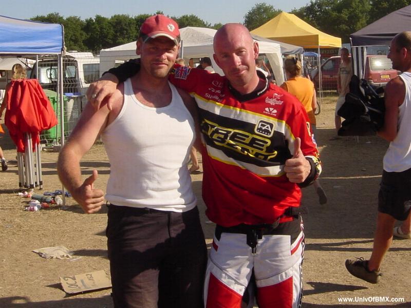 Dale Holmes on the right with Nico van Dartel